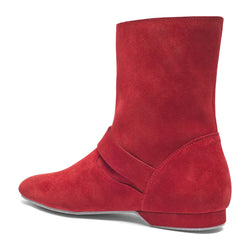 8855 Bottes basses West Coast Swing en rouge