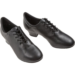 189 Leather dance shoes in black