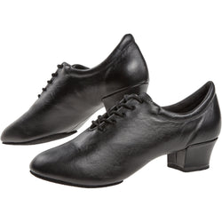 189 Leather dance shoes in black