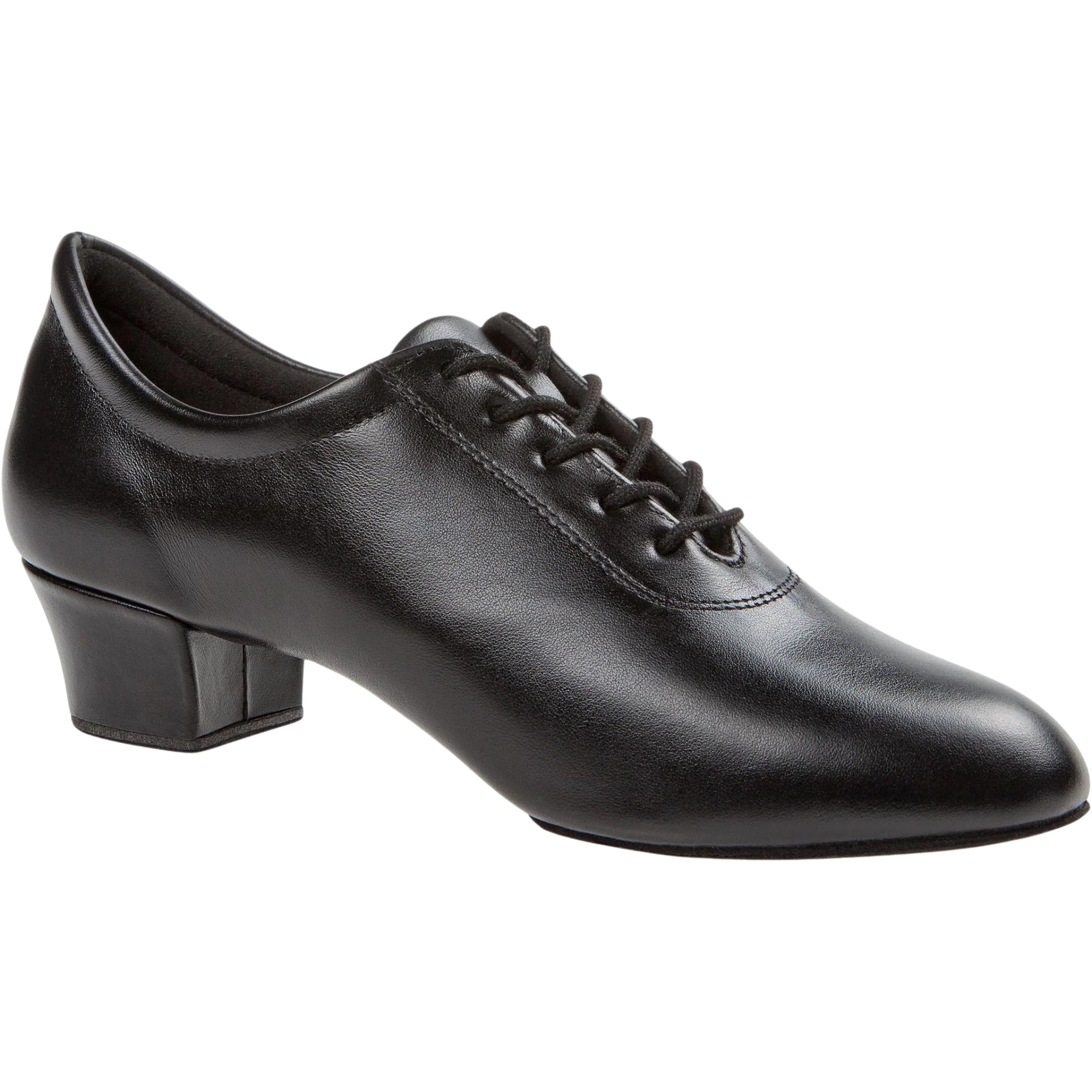 189 Leather dance shoes in black