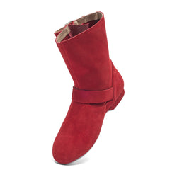 8855 Bottes basses West Coast Swing en rouge