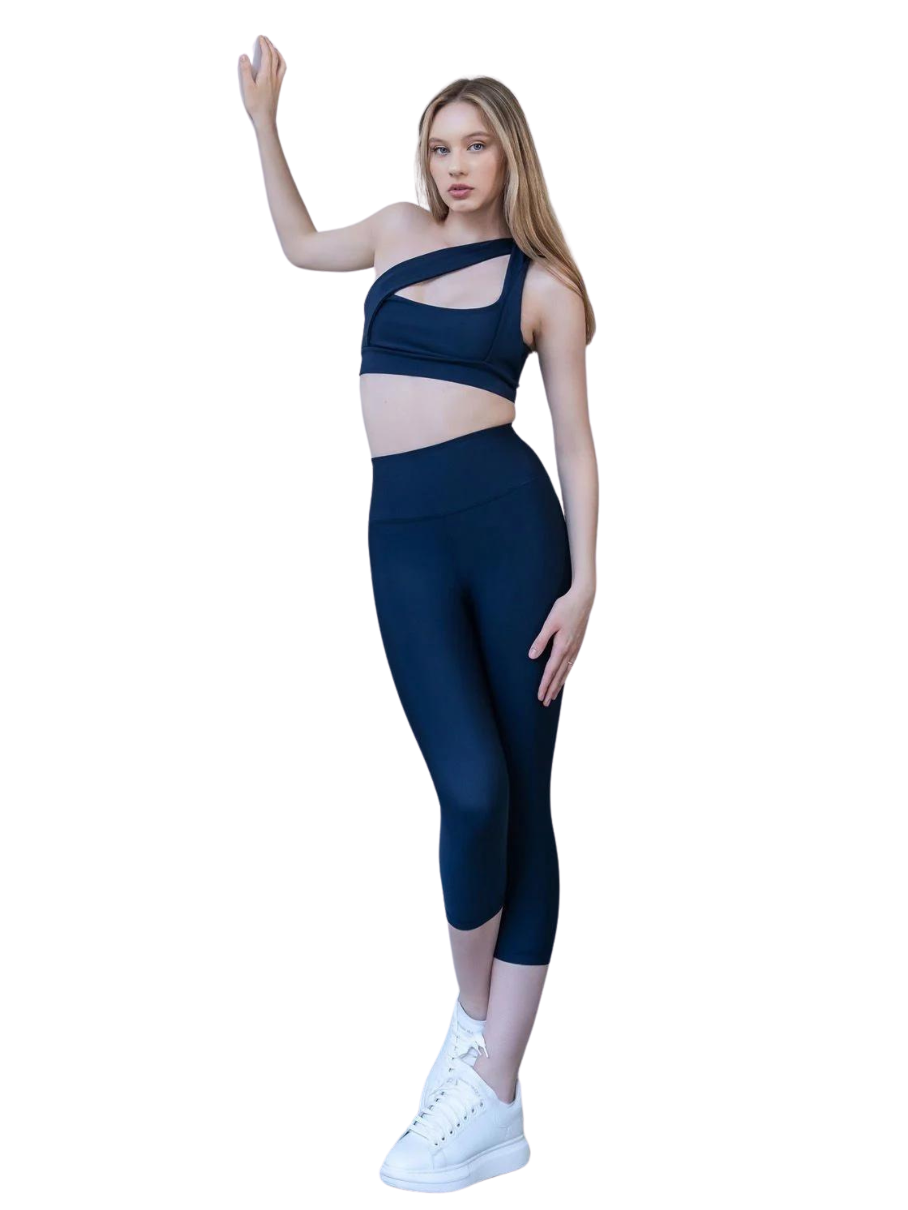 947 Leggings de Capri en Navyblau