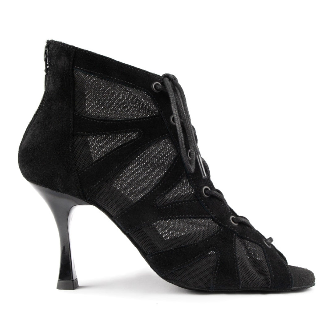 Zapatos de danza PD819 en nobuk negro