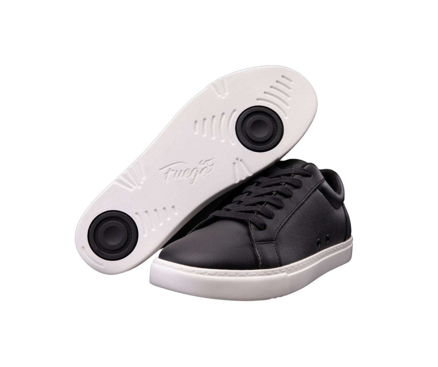 Fuego Low-Top Dance Sneakers en noir/blanc