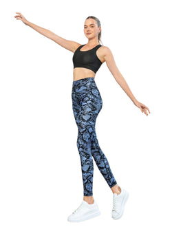 422 Extra High Waist Leggings in blau-schwarz