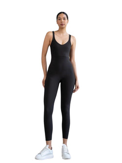 1600 Full Body Jumpsuit in Schwarz