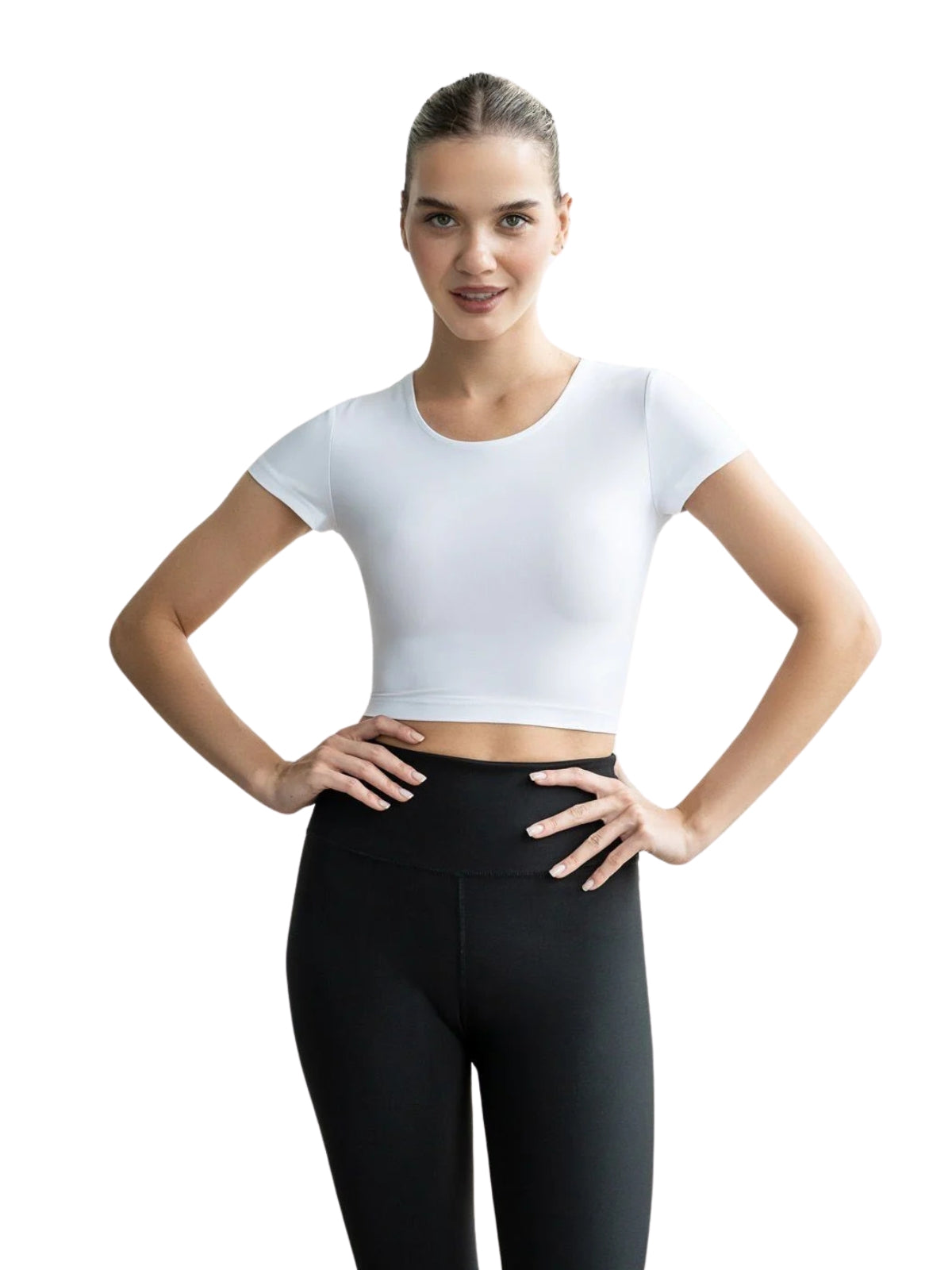 094 Larissa Sport top in white