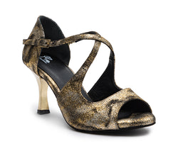 Orion dance shoes in gold