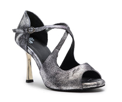 Orion dance shoes in silver