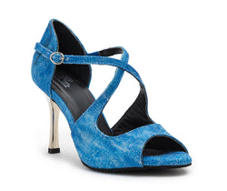 Orion tanzschuhe in jeans blu