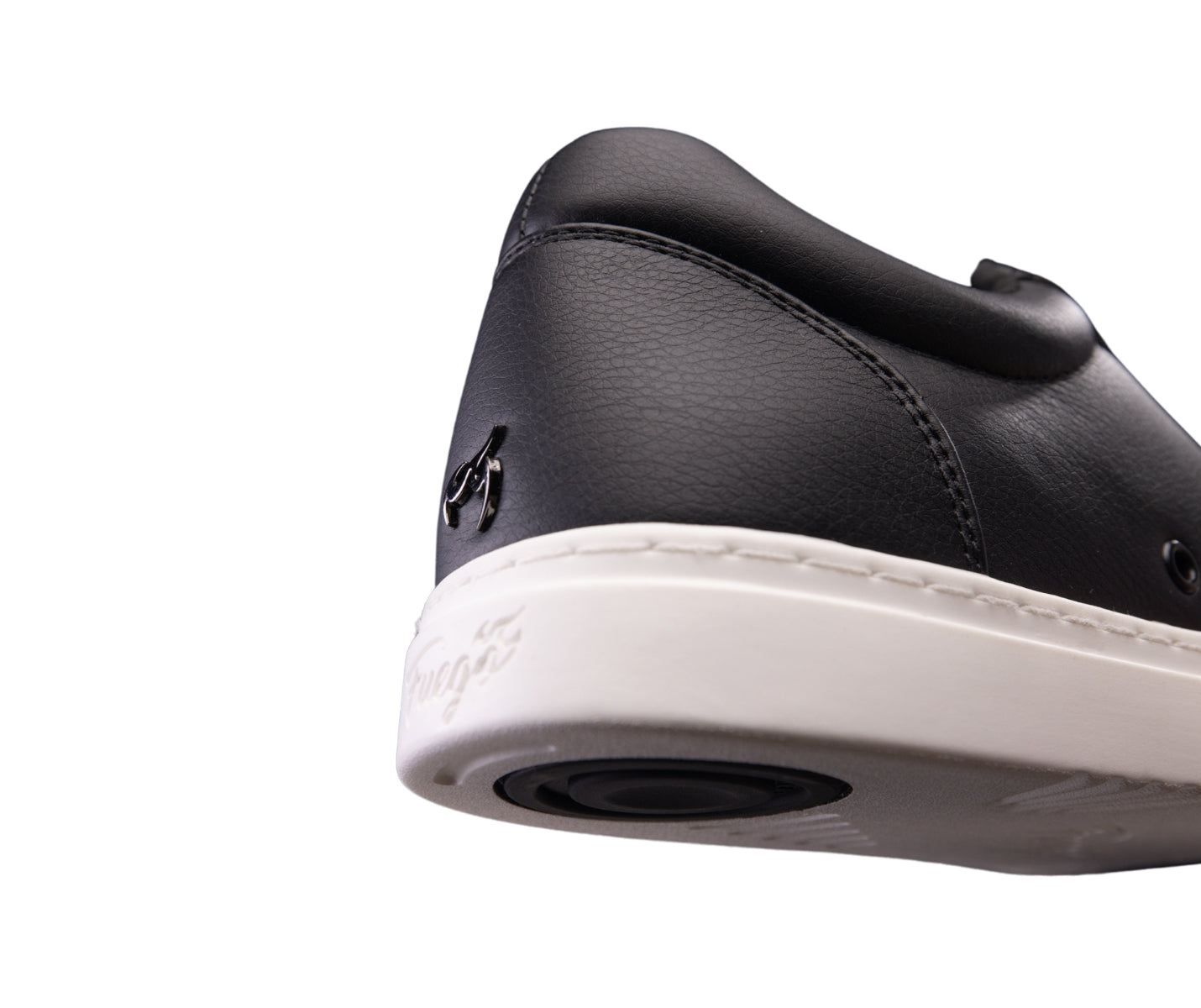 Fuego Low-Top Dance Sneakers en blanco y negro