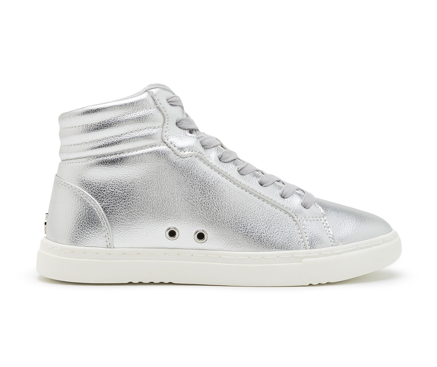 Fuego High-Top Dance Sneakers in argento