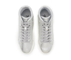 Fuego High-Top Dance Sneakers in argento