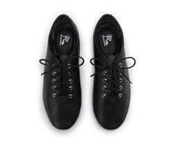 DQ Chaussures de danse jazz en cuir noir