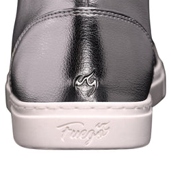 Fuego High-Top Dance Sneakers in Silber