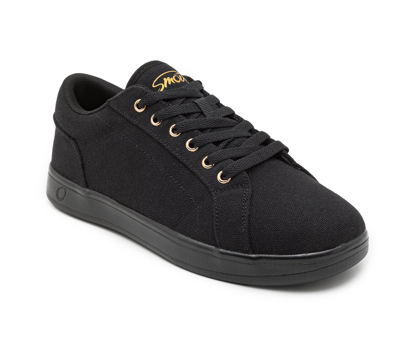 Smove Dance Sneaker en noir avec semelle noire