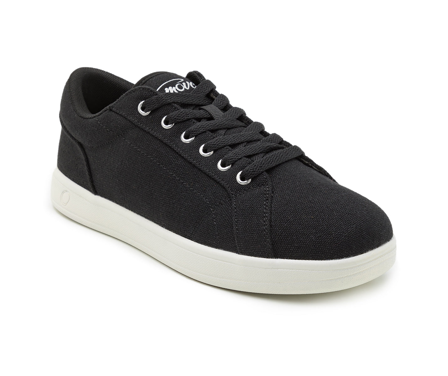 Smove Dance Sneaker in black with white sole