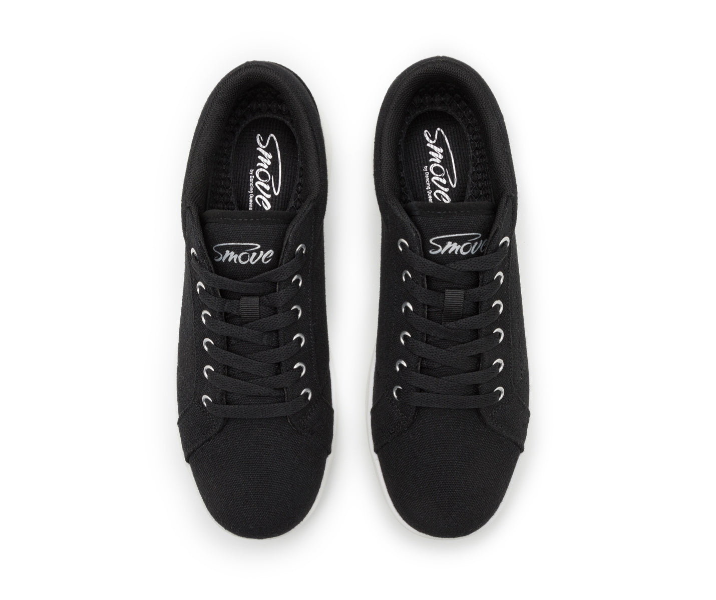 Smove Dance Sneaker in Schwarz mit weisser Sohle