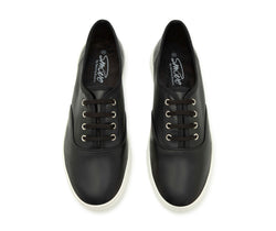 Smove Dance Sneaker en cuero negro