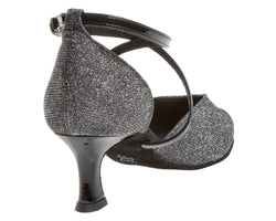 170 Tanzschuhe in Anthrazit Glitter