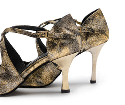 Scarpe da ballo orion in oro