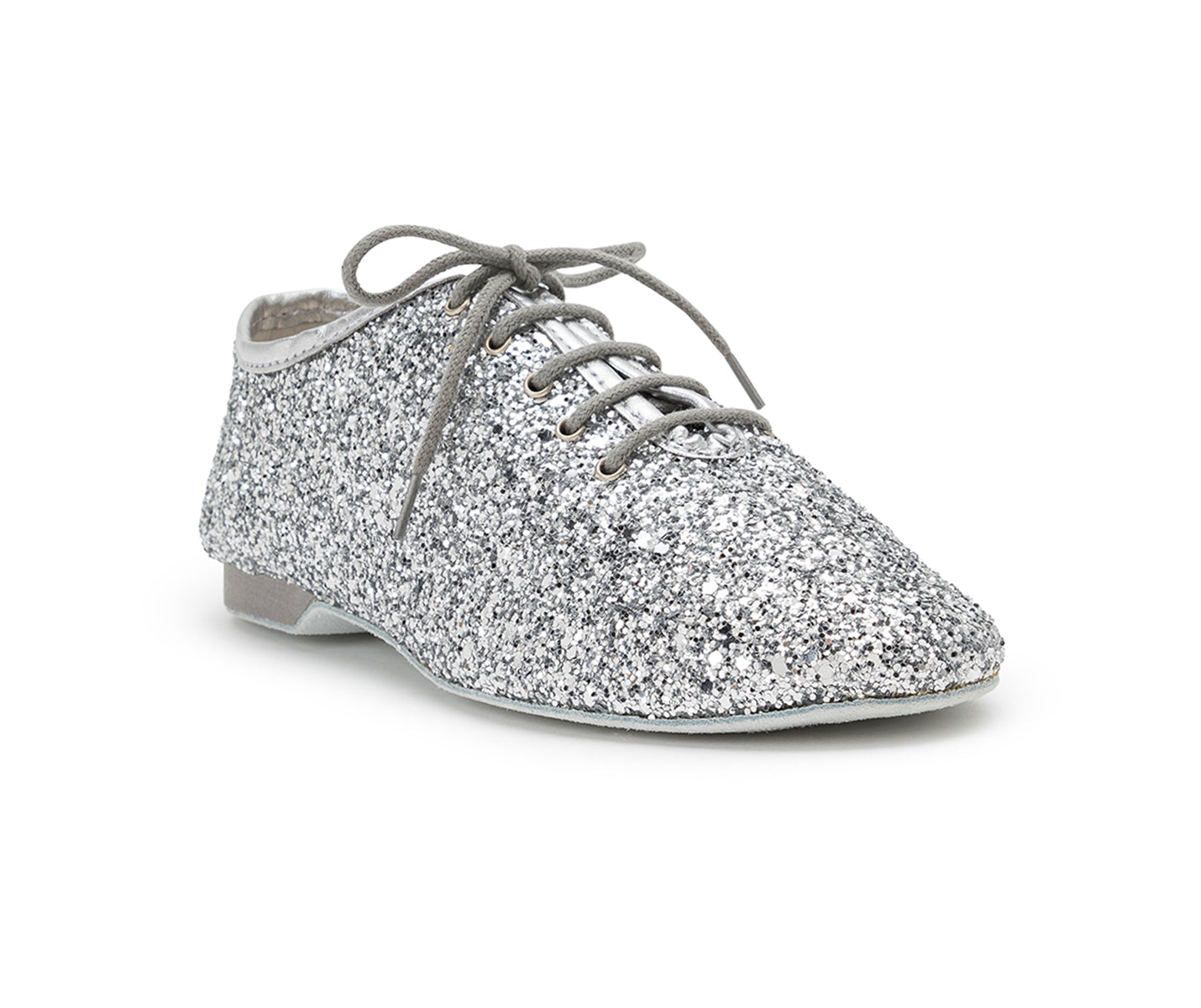 550 Silver Glitter Chaussures de danse en paillettes