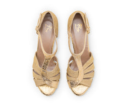 ESP09 dance shoes in gold