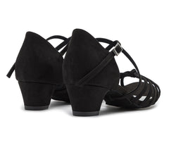 205 dance shoes in black suede