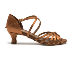 205 scarpe da ballo in satin tan