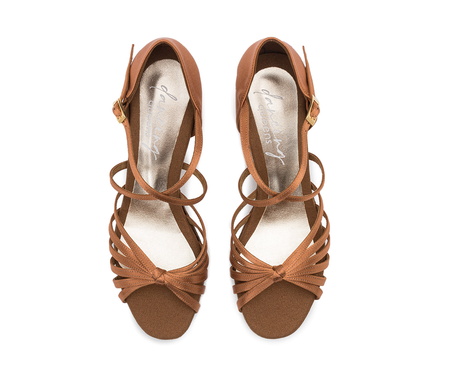 205 dance shoes in Satin Tan