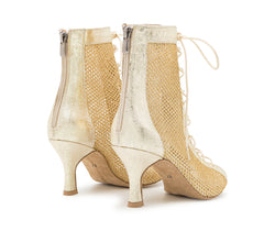 Halley Heels Chaussures de danse en paillettes d'or