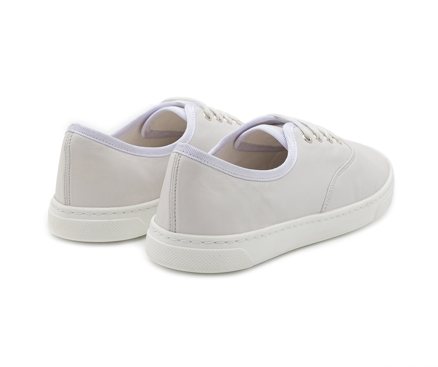 Smove Dance Sneaker in white leather