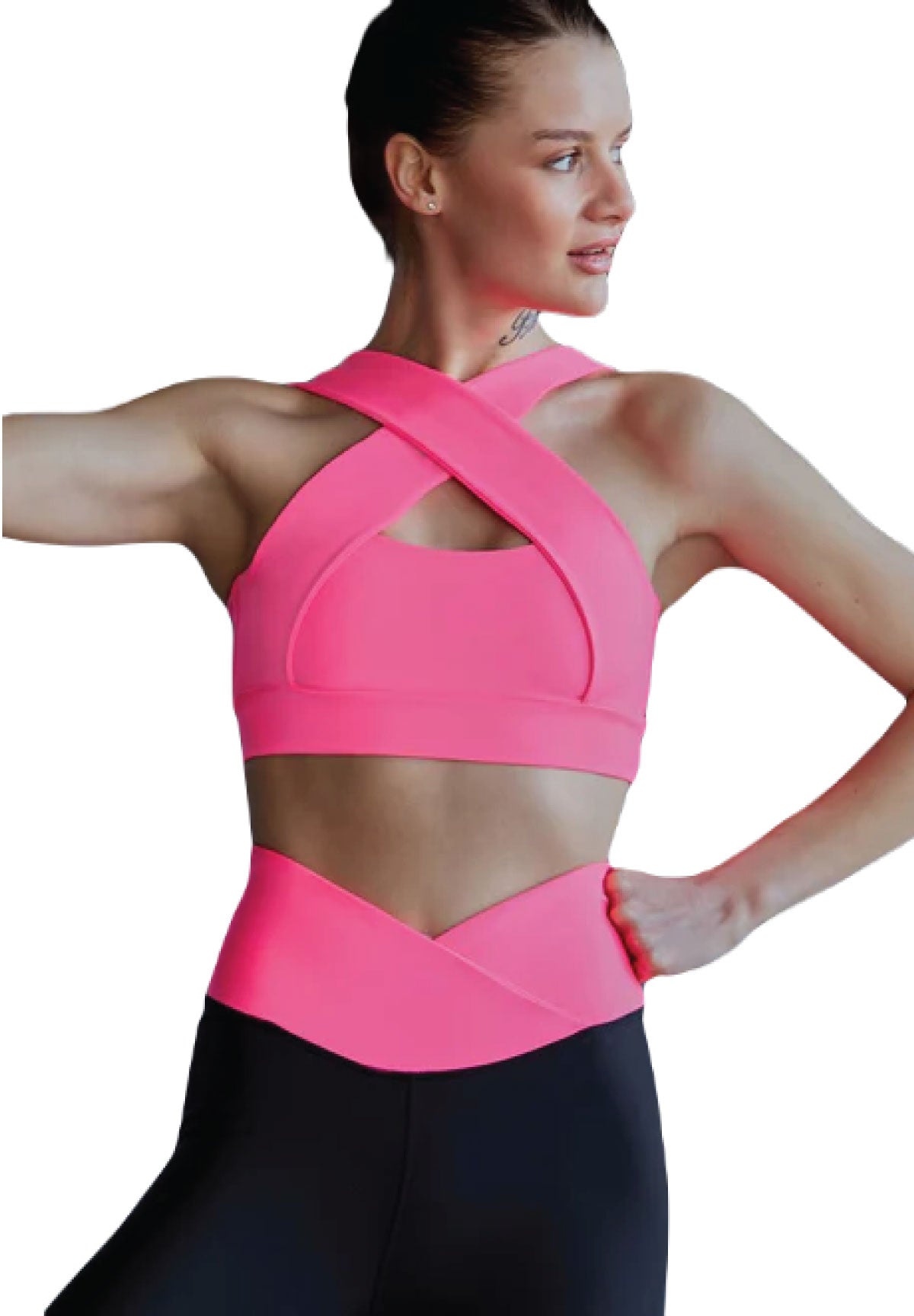 193 Decoltée Sport Bra in Pink