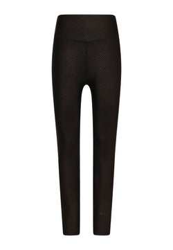 922 Leggings en cuir en noir