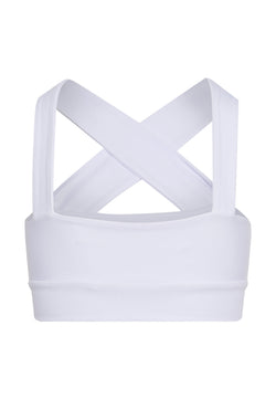 190 Decoltée Sport Bra in white