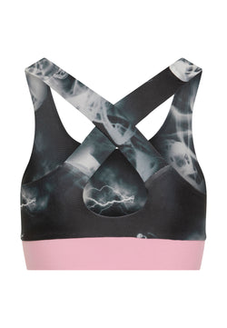 171 Sport Bra in Pink & Gray