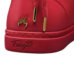 Fuego High-Top Dance Sneakers in rosso