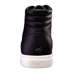 Fuego high top dance sneakers in black/white