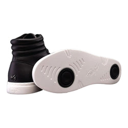 Fuego high top dance sneakers in black/white