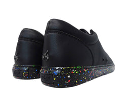 Fuego Low-Top Dance Sneakers in Ataca Nero/Suola colorata