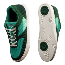 Zapatillas de baile de jade fuego en verde