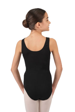 R3101 sleeveless body in black