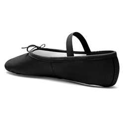 1001 Ballet slippers leather in black