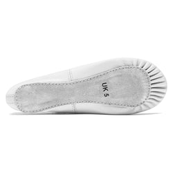 1001 Chaussons de danse en cuir blanc