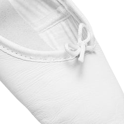 1001 Ballet slippers leather in white