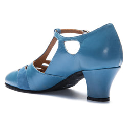 9233 Chaussures swing pour femmes en bleu