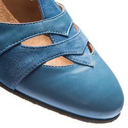 9233 Chaussures swing pour femmes en bleu