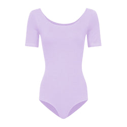 Body de manga corta R3100 de color morado