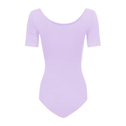 Body de manga corta R3100 de color morado