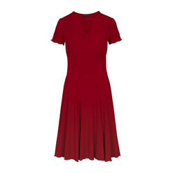 RU5751 AUGUSTA Robe de bras court en rouge